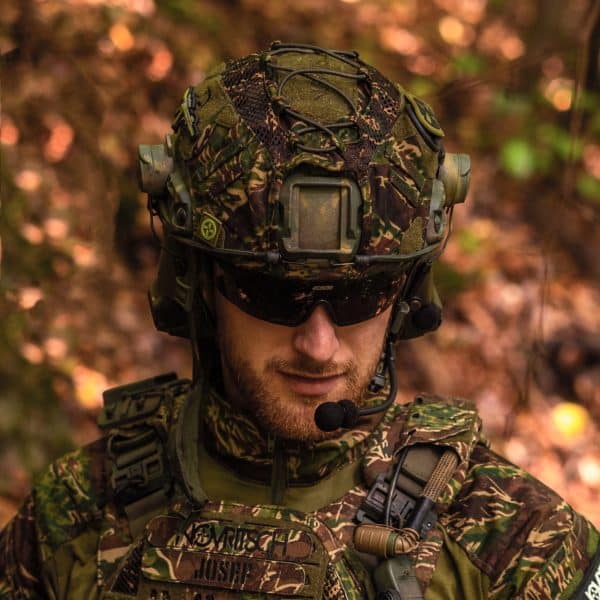 Housse De Casque Tactique Camouflage - Maille Respirante Pour Airsoft, Paintball, Chasse Et Jeux D'équipe